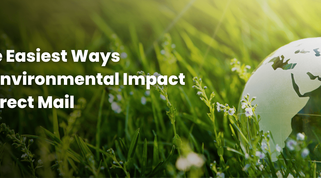 The Top 5 Easiest Ways To Have An Environmental Impact With Your Direct Mail