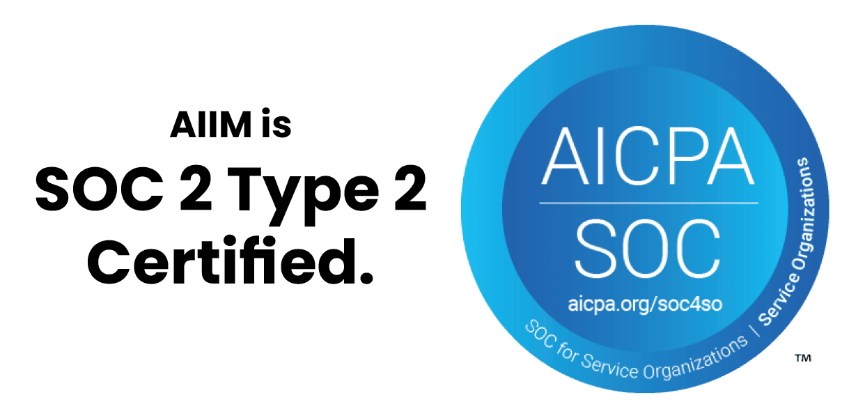 Aiim Is Soc 2 Type 2 Certified Bk