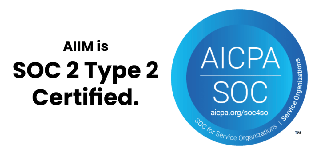 aiim is soc 2 type 2 certified bk