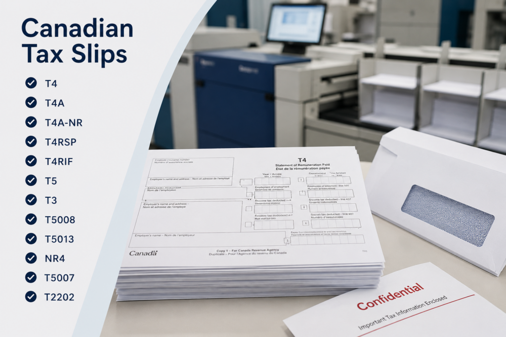 Tax Slip Production and Printing